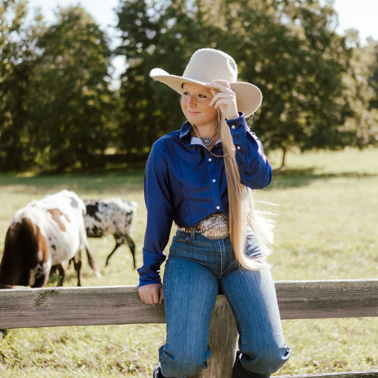 Rocket Donkey Navy Rodeo Shirt