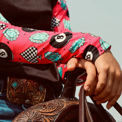 Rocket Donkey 8 Ball Long Sleeve Compression Shirt