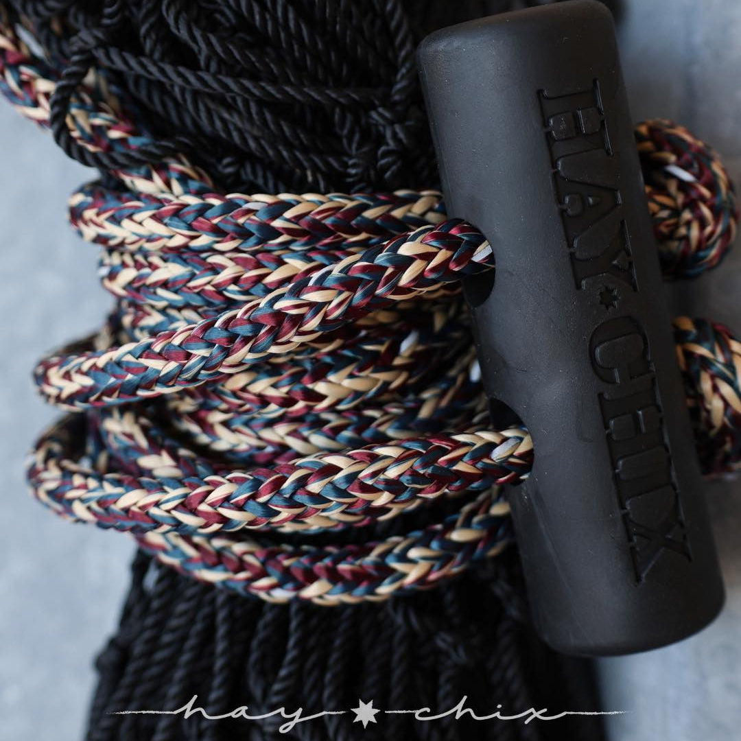 Hay Chix Half Bale Net - Colored Ropes