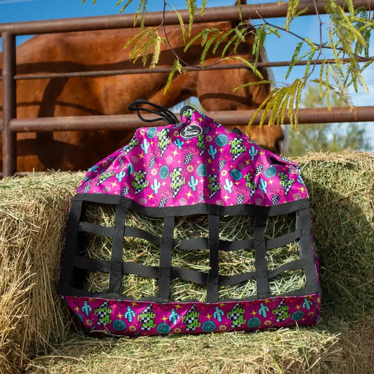 Schulz Equine Hay Bag - Neon Yeehaw