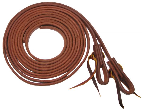 Showman 5/8" Oiled Harness Leather Split Reins