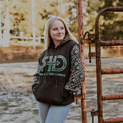 Rocket Donkey Hoodie Checkered 8 Ball