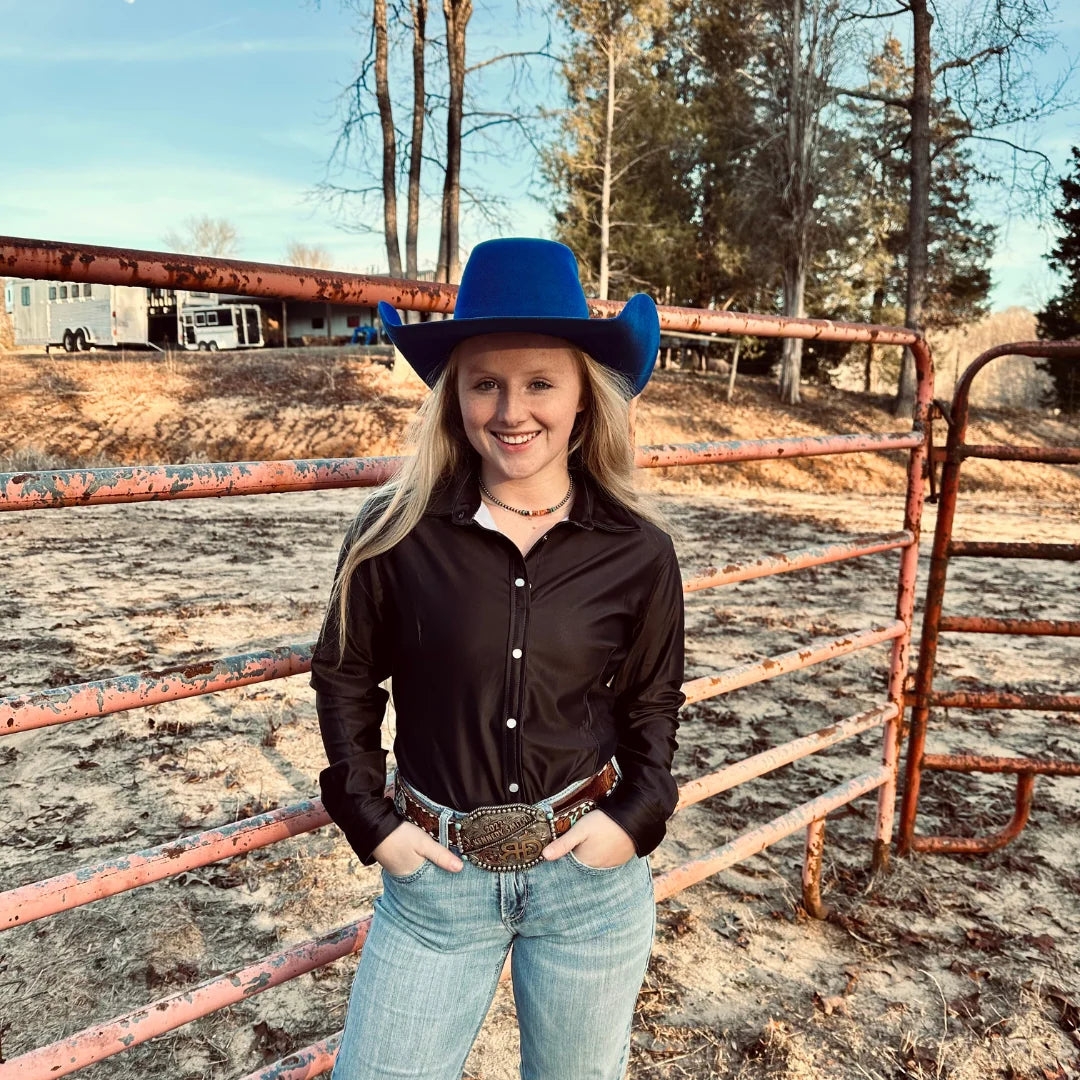 Rocket Donkey Black Rodeo Shirt