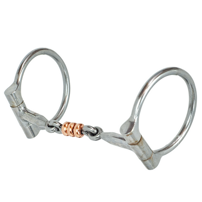 Tyler Chrome Steel D-Ring Smooth Dogbone with Copper Players