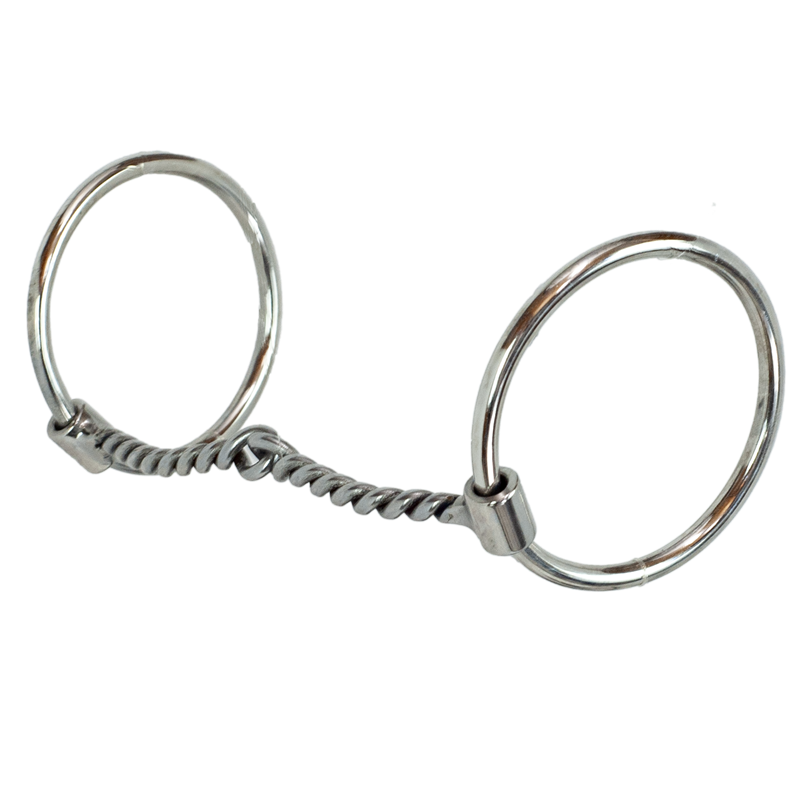 Tyler Chrome Steel O-Ring Twisted Snaffle