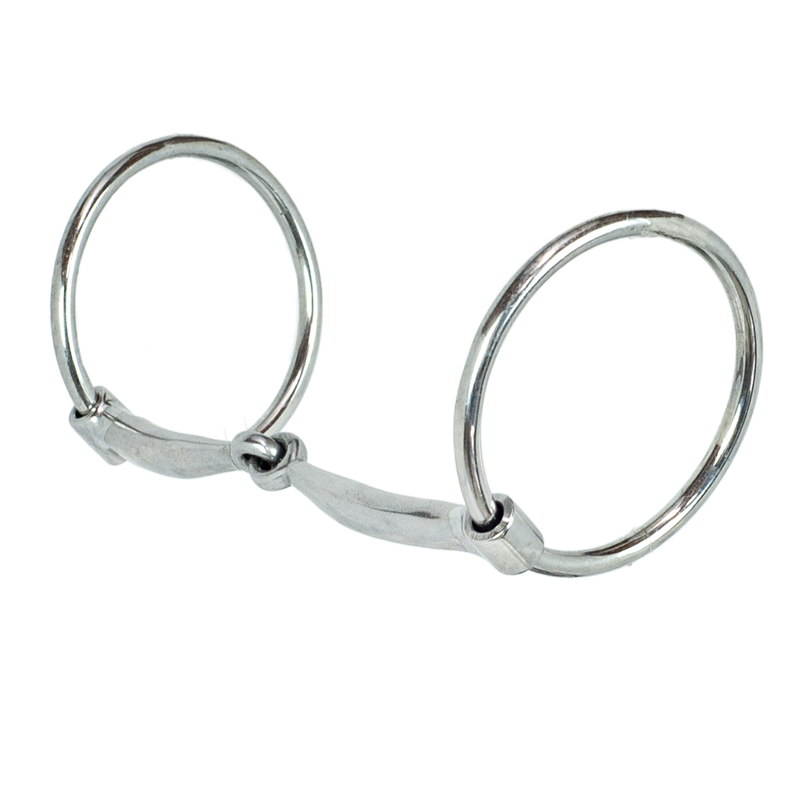 Tyler Chrome Steel O-Ring Smooth Snaffle