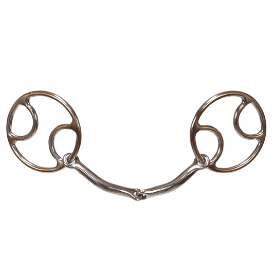 Tyler Smooth Locked O-Ring Snaffle Bit