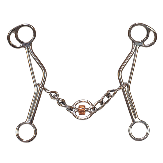 Tyler Chain & Round Port Gag Bit