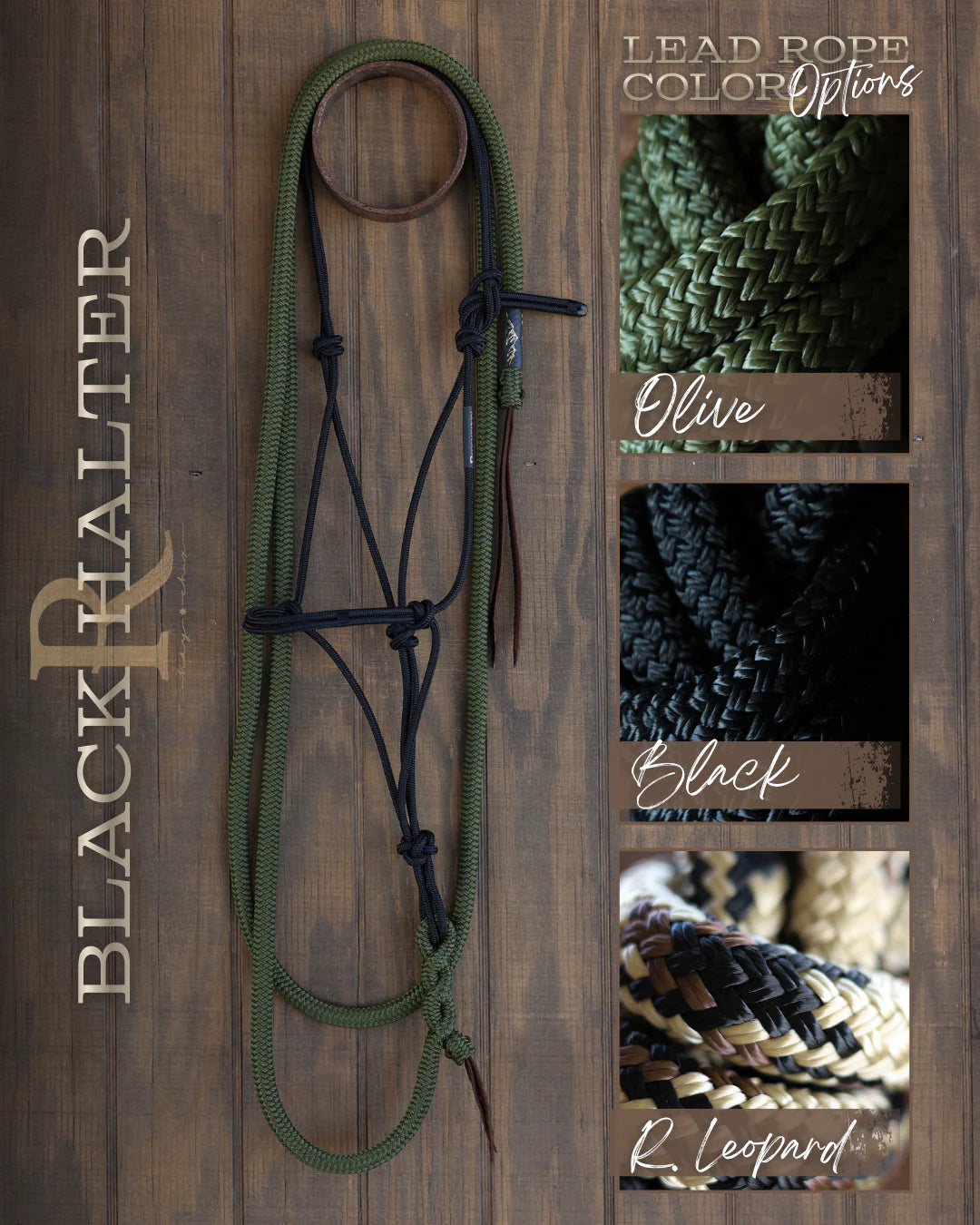 Hay Chix Timeless Rope Halters & Lead Sets