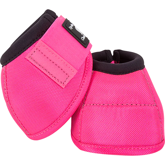 Classic Equine Bell Boots - Hot Pink