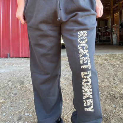 Rocket Donkey Cheetah Sweatpants