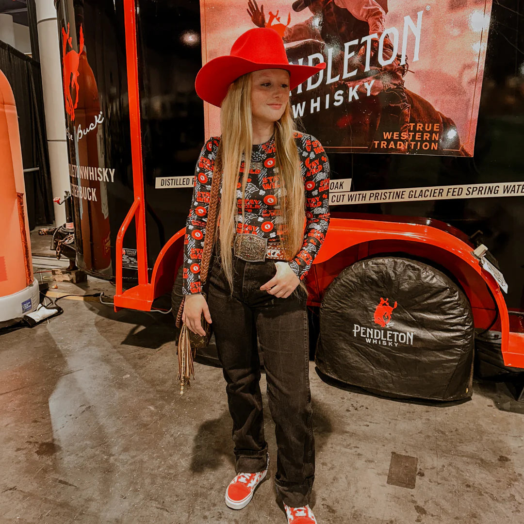 Rocket Donkey Stay Wild Long Sleeve Compression Shirt