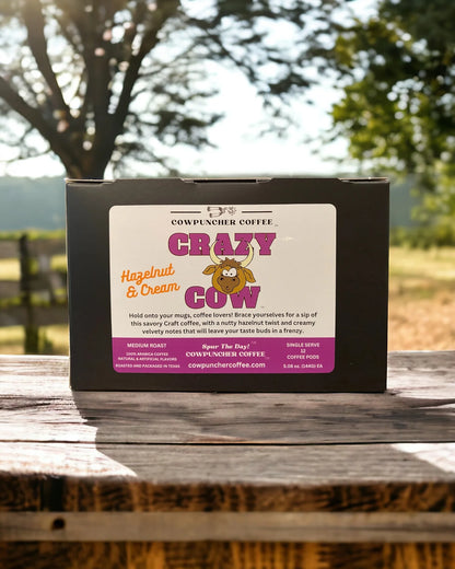 Cowpuncher's Crazy Cow Hazelnut & Cream Medium Roast