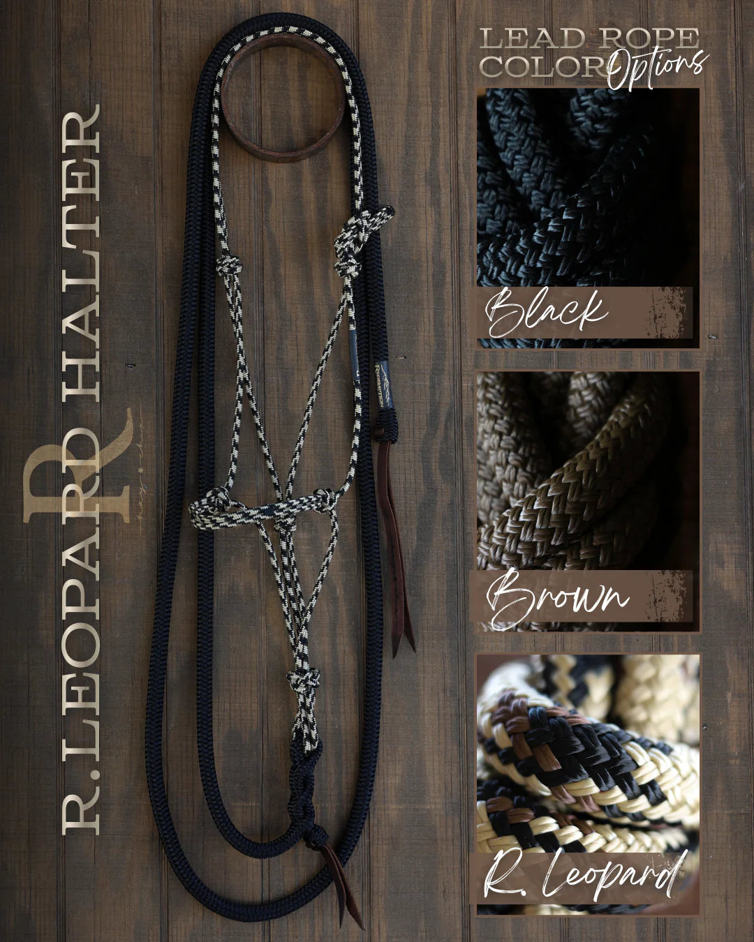 Hay Chix Timeless Rope Halters & Lead Sets