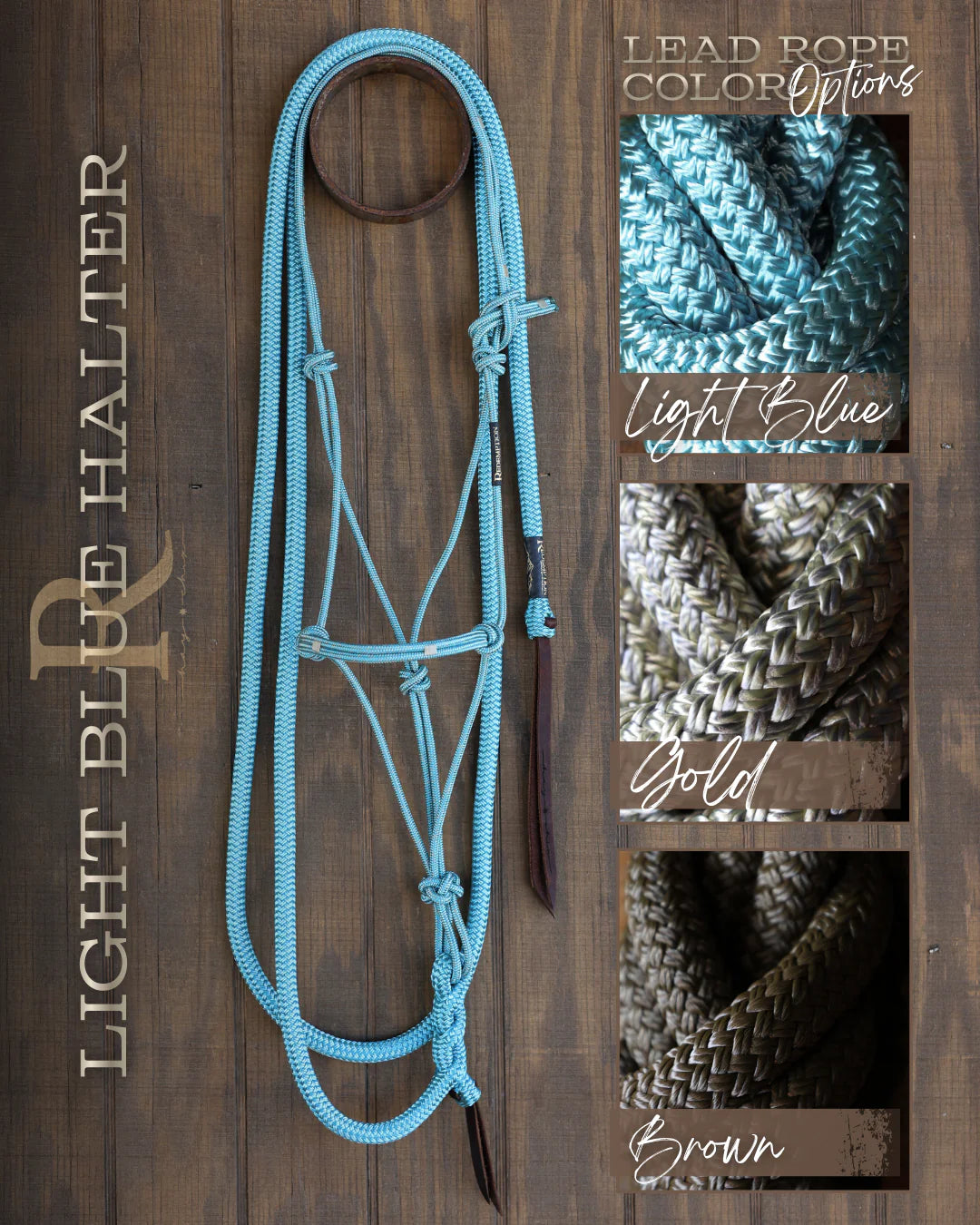 Hay Chix Timeless Rope Halters & Lead Sets