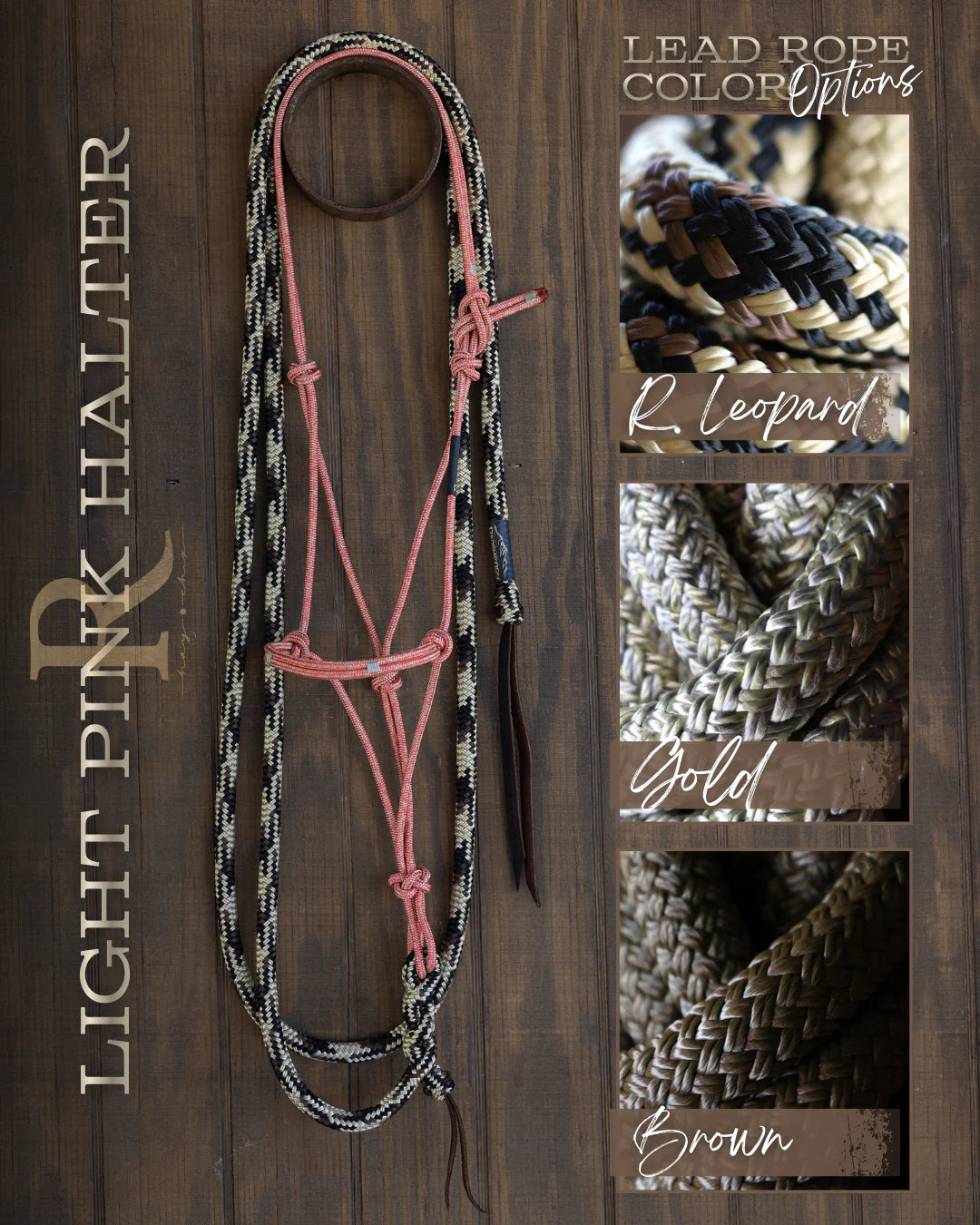 Hay Chix Timeless Rope Halters & Lead Sets