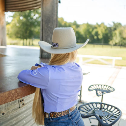 Rocket Donkey Lilac Rodeo Shirt