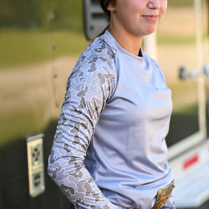 Rocket Donkey Camo Long Sleeve Compression Shirt
