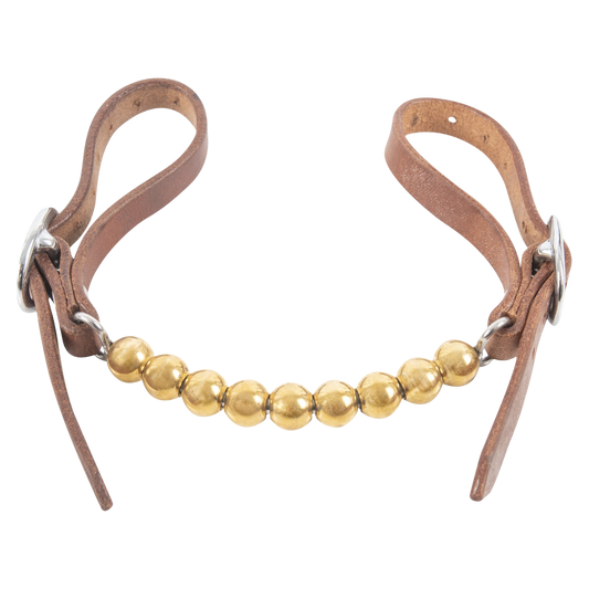 Martin Saddlery Brass Ball Curb