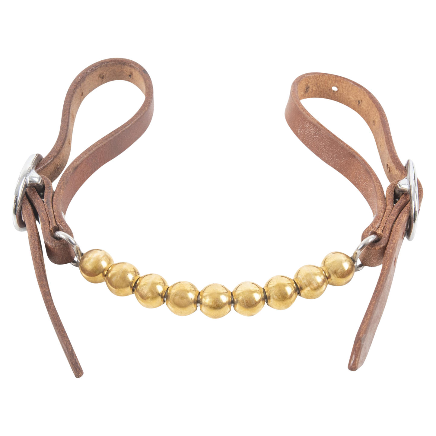 Martin Saddlery Brass Ball Curb