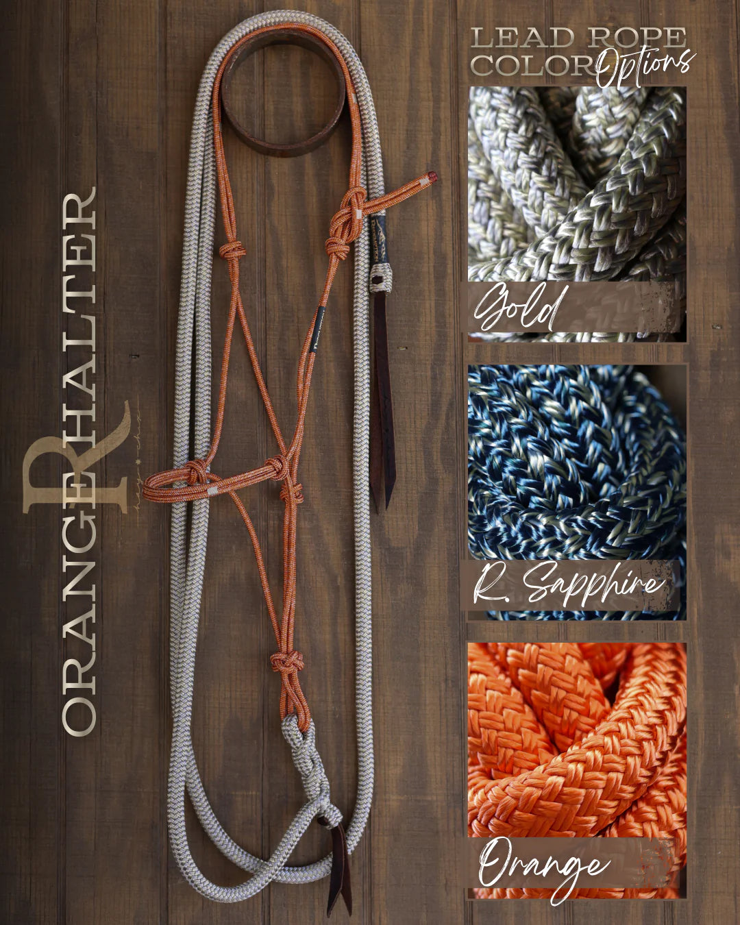 Hay Chix Timeless Rope Halters & Lead Sets