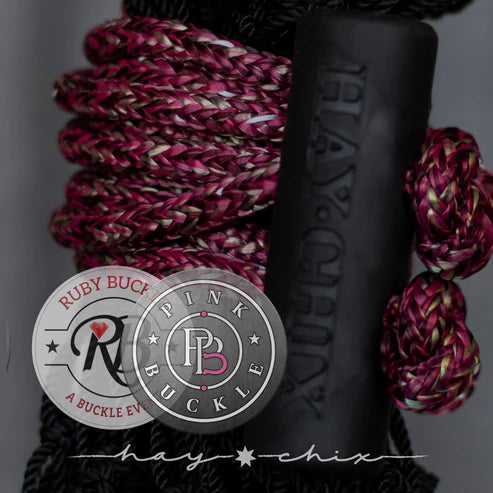 Hay Chix Half Bale Net - Colored Ropes