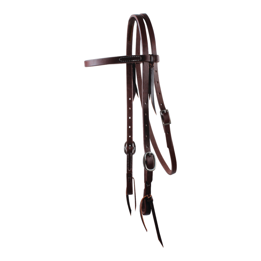 Professional's Choice Ranch Double Buckle Adjustable Browband Headstall
