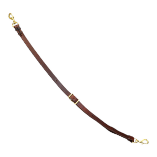 Leather Tie Down Strap with Snaps