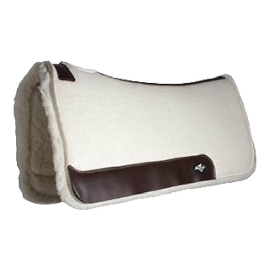 Professional's Choice Comfort-Fit Steam-Pressed Merino Wool Saddle Pad