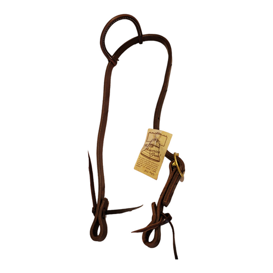 Jerry Beagley Tie End Single Buckle Slip Ear Headstall