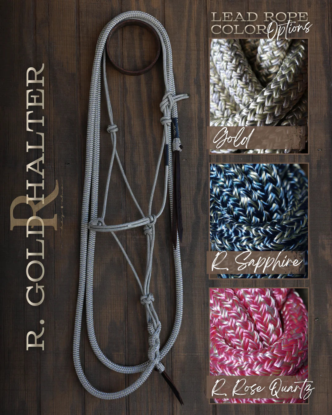 Hay Chix Timeless Rope Halters & Lead Sets