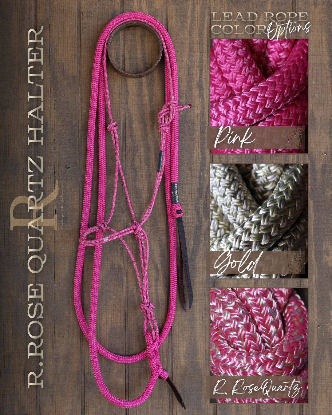 Hay Chix Timeless Rope Halters & Lead Sets