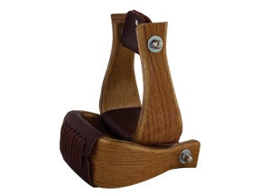 Oak Wood Bell Stirrups