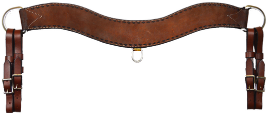 3-1/2" Roughout Buckstitch Dark Oil Tripping Collar