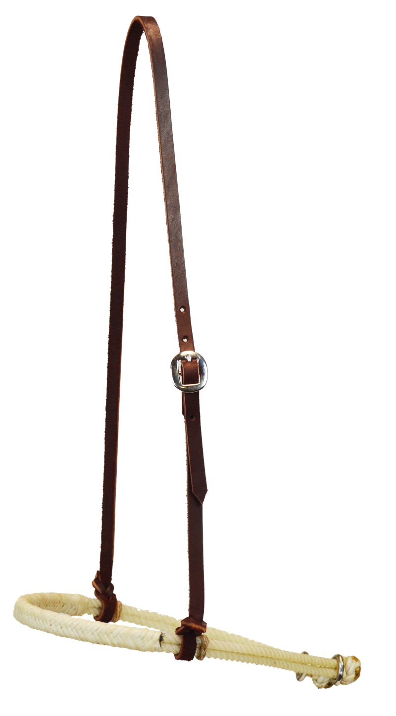Double Rawhide Rope Noseband