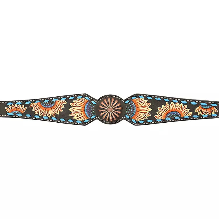 Reinsman Sunflower & Buckstitch Browband Tack Set