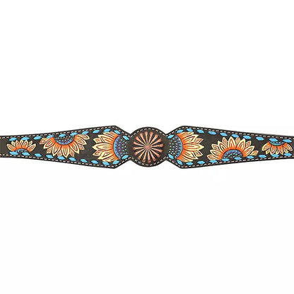 Reinsman Sunflower & Buckstitch Browband Tack Set