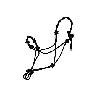 Jerry Beagley Black Twisted Nylon Rope Halter