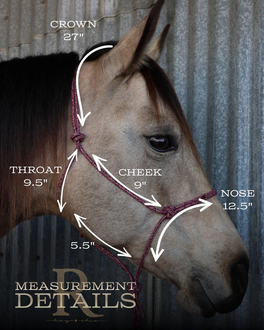 Hay Chix Timeless Rope Halters & Lead Sets