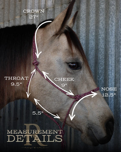 Hay Chix Timeless Rope Halters & Lead Sets