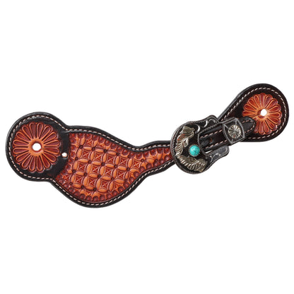 Showman Ladies Rustic Tool Spur Strap