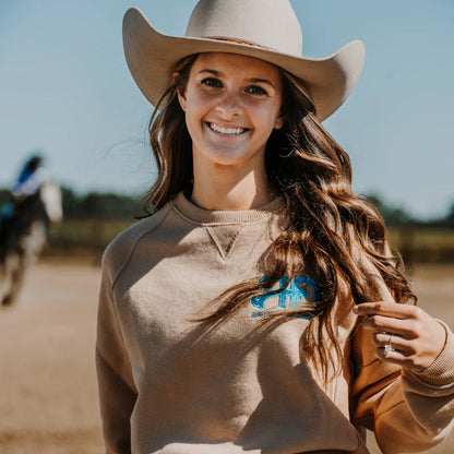 Rocket Donkey Tan Aztec Sweatshirt