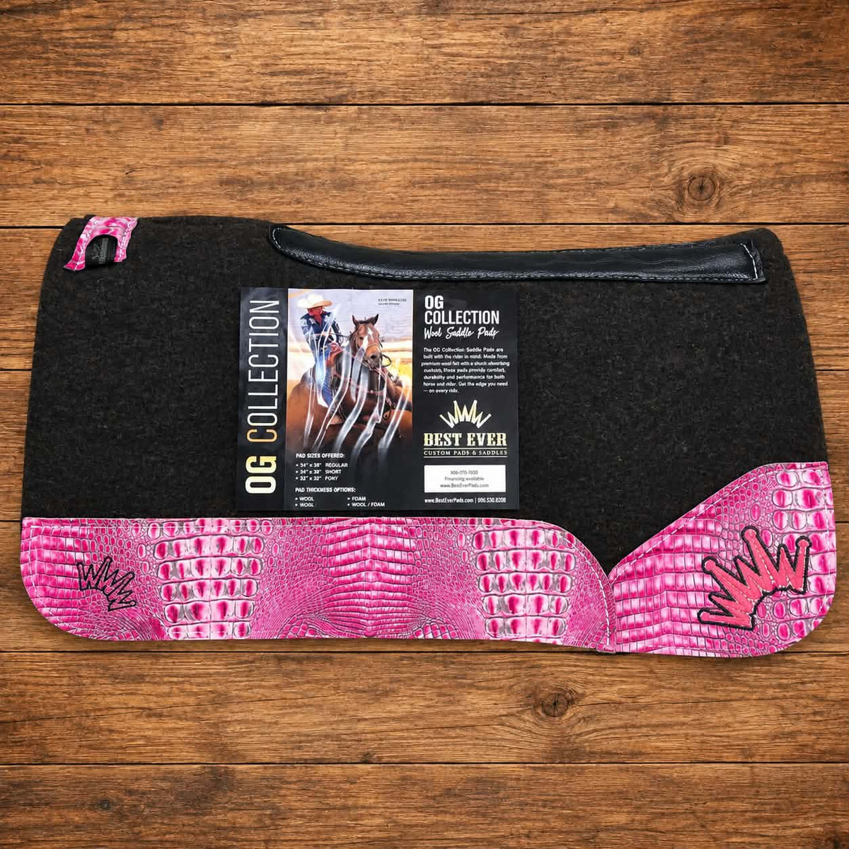 Best Ever OG Wool Flamingo Crocodile All Around Pad