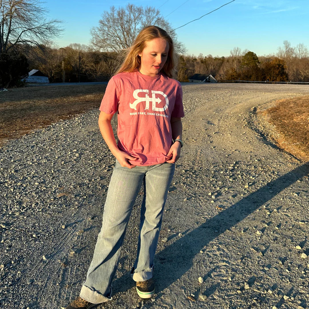 Rocket Donkey Mauve T Shirt