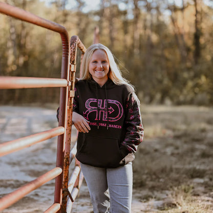 Rocket Donkey Pink Brands Hoodie