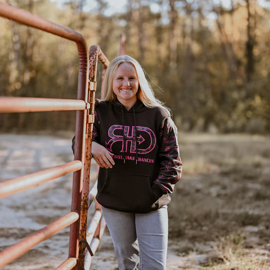 Rocket Donkey Pink Brands Hoodie