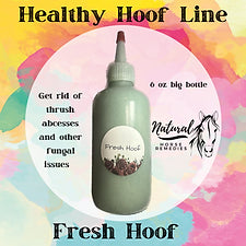 Natural Horse Remedies Fresh Hoof