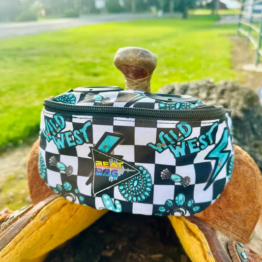 Schulz Equine Turquoise Glass Beat Bag