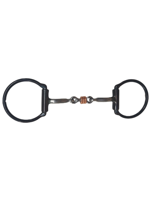 Dutton D-Ring Smooth Dogbone Snaffle Bit