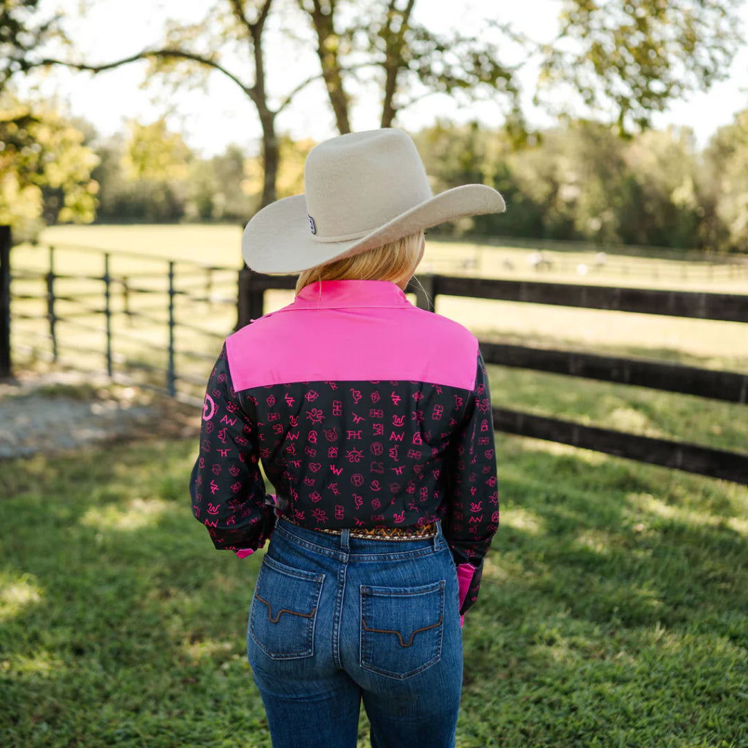 Rocket Donkey Pink Brands Rodeo Shirt